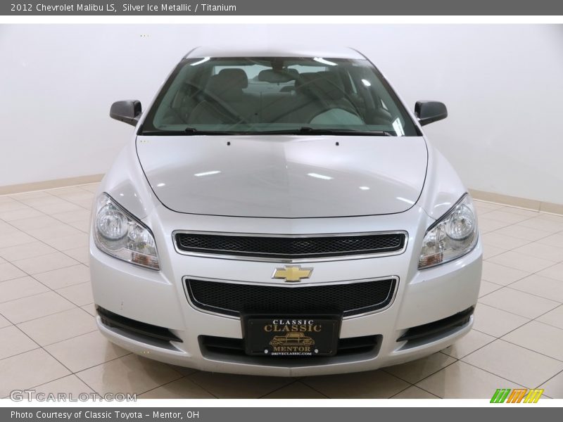 Silver Ice Metallic / Titanium 2012 Chevrolet Malibu LS