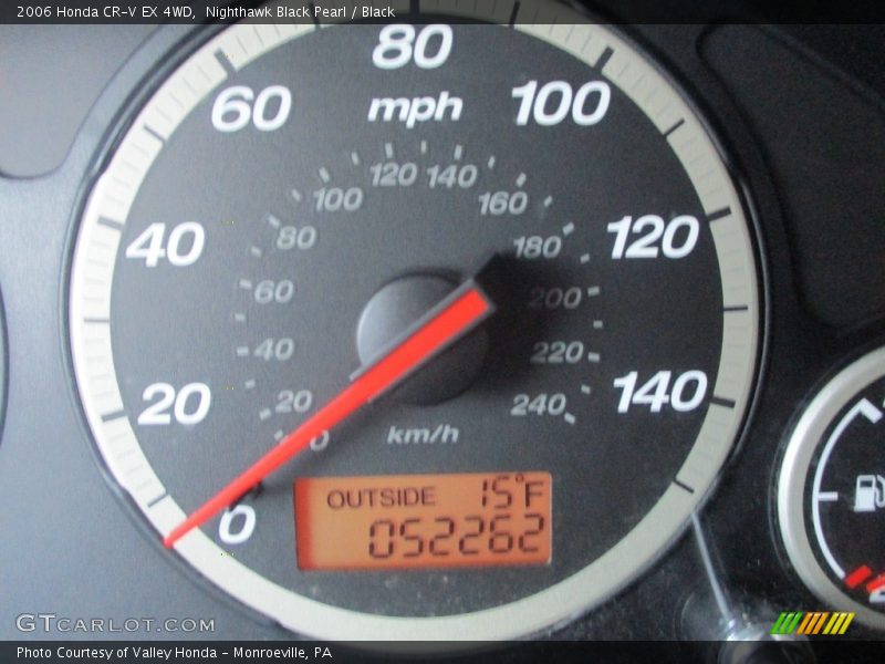 Nighthawk Black Pearl / Black 2006 Honda CR-V EX 4WD
