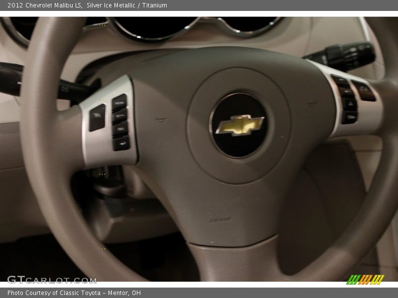 Silver Ice Metallic / Titanium 2012 Chevrolet Malibu LS