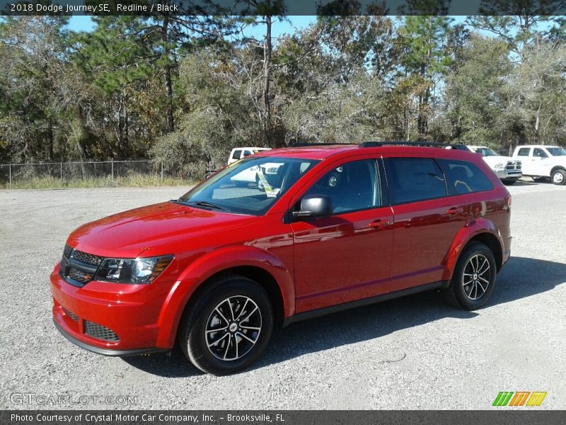 Redline / Black 2018 Dodge Journey SE