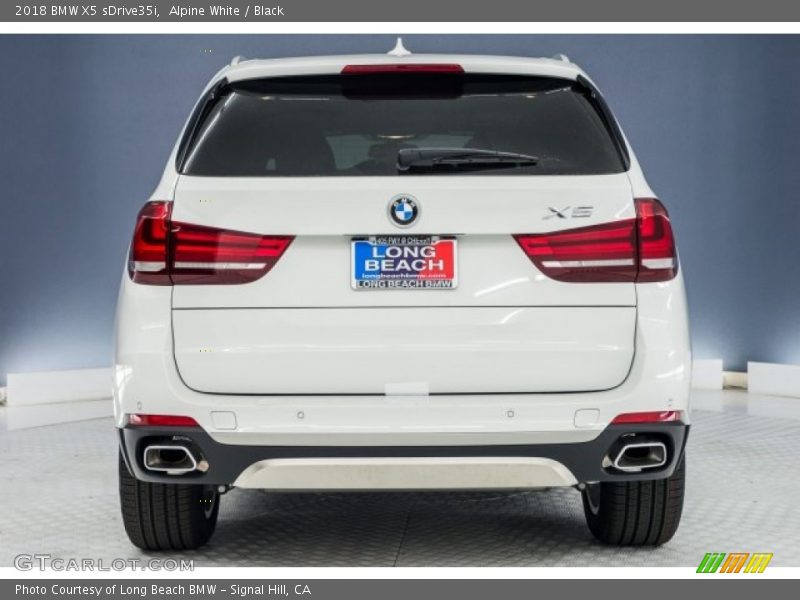 Alpine White / Black 2018 BMW X5 sDrive35i