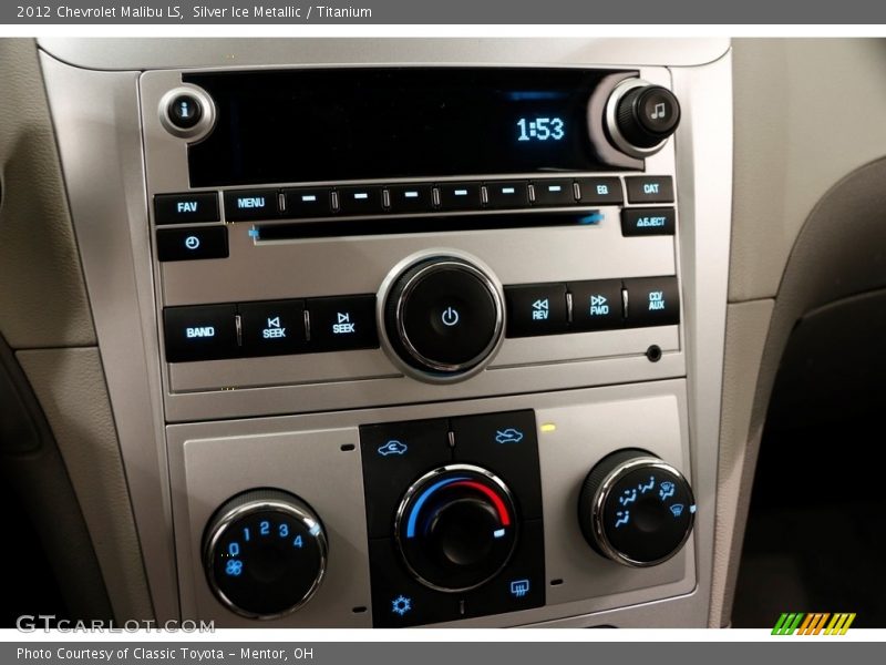 Silver Ice Metallic / Titanium 2012 Chevrolet Malibu LS
