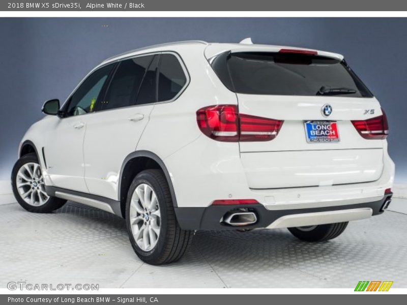 Alpine White / Black 2018 BMW X5 sDrive35i