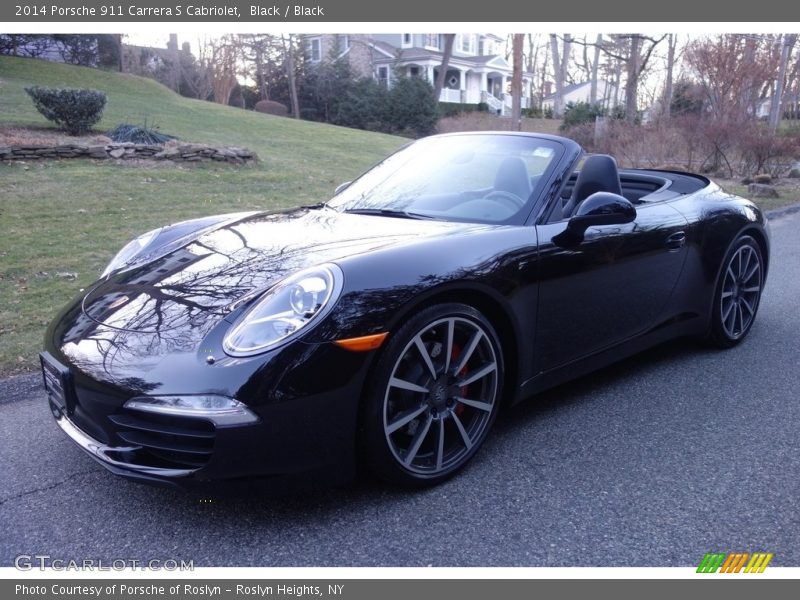 Black / Black 2014 Porsche 911 Carrera S Cabriolet