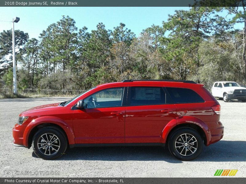 Redline / Black 2018 Dodge Journey SE