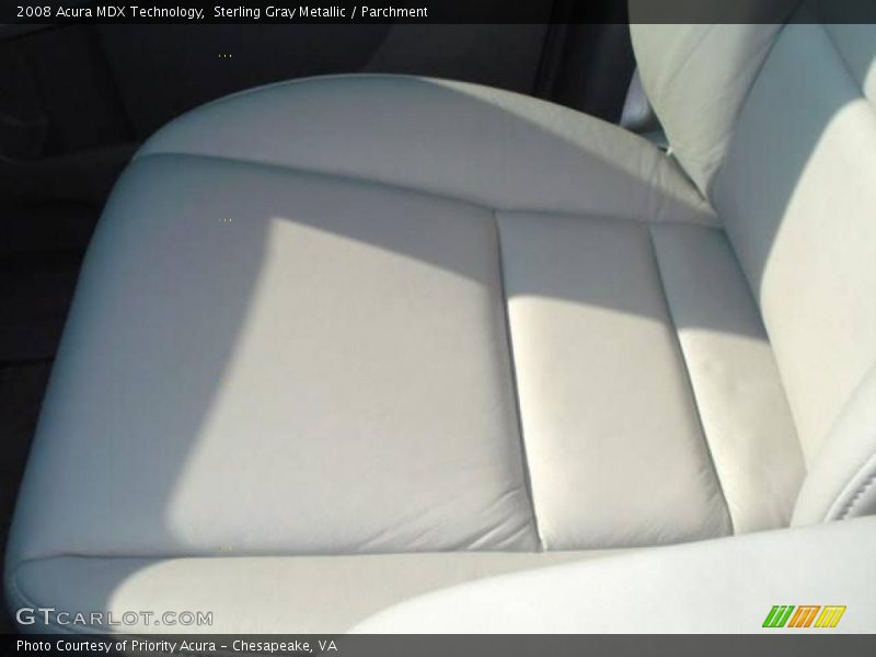 Sterling Gray Metallic / Parchment 2008 Acura MDX Technology