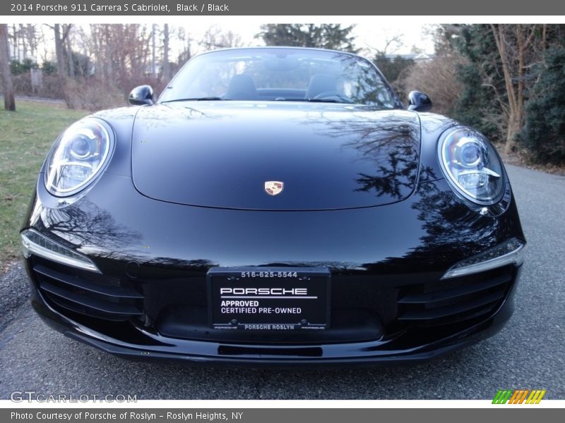 Black / Black 2014 Porsche 911 Carrera S Cabriolet