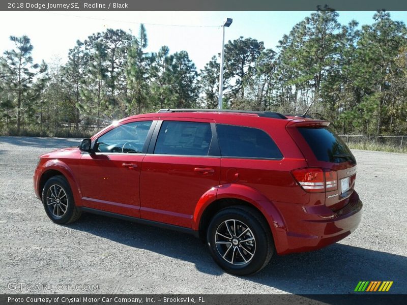 Redline / Black 2018 Dodge Journey SE