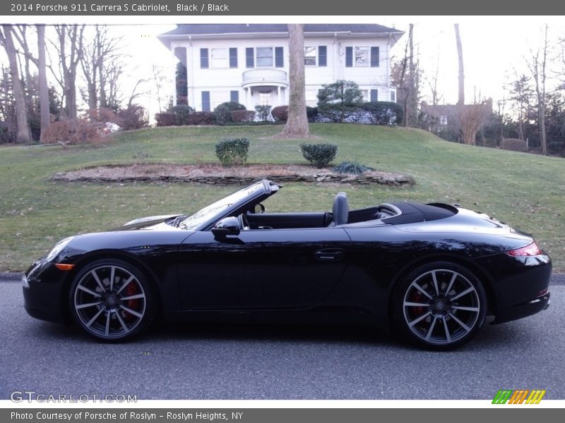 Black / Black 2014 Porsche 911 Carrera S Cabriolet