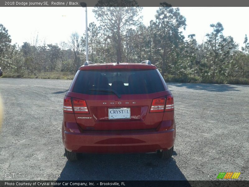Redline / Black 2018 Dodge Journey SE