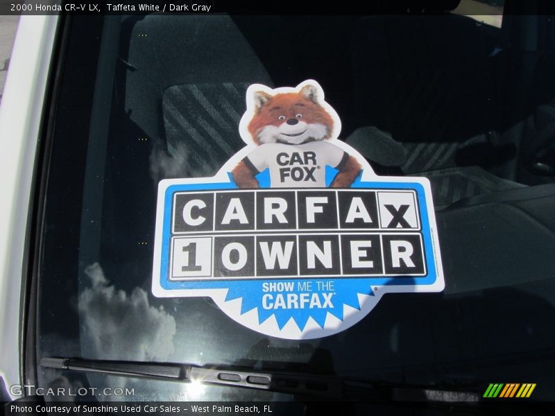 Taffeta White / Dark Gray 2000 Honda CR-V LX