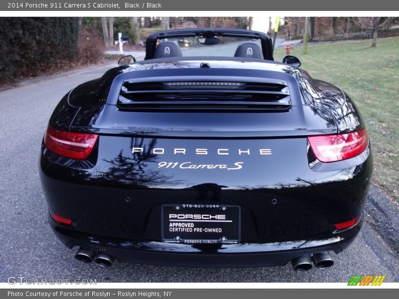 Black / Black 2014 Porsche 911 Carrera S Cabriolet