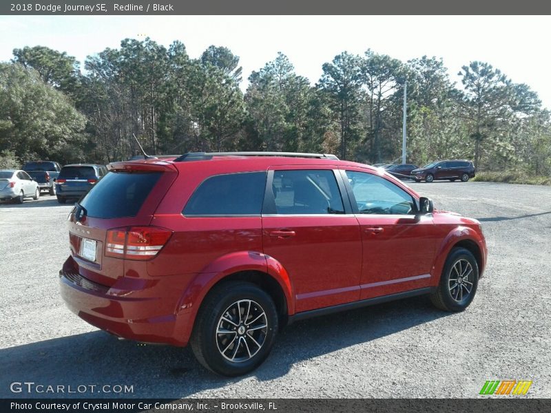 Redline / Black 2018 Dodge Journey SE