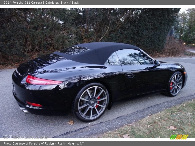 Black / Black 2014 Porsche 911 Carrera S Cabriolet