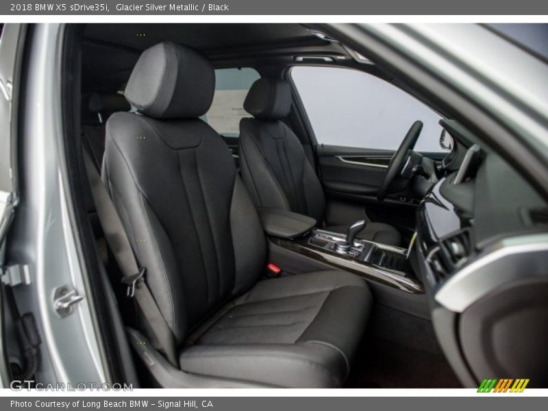 Glacier Silver Metallic / Black 2018 BMW X5 sDrive35i
