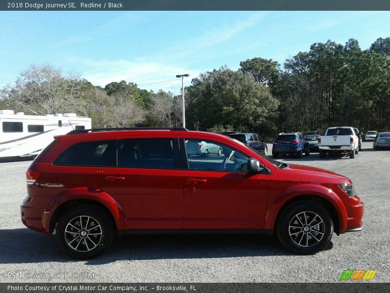 Redline / Black 2018 Dodge Journey SE