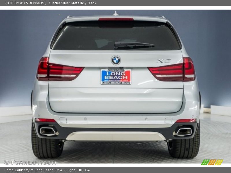 Glacier Silver Metallic / Black 2018 BMW X5 sDrive35i