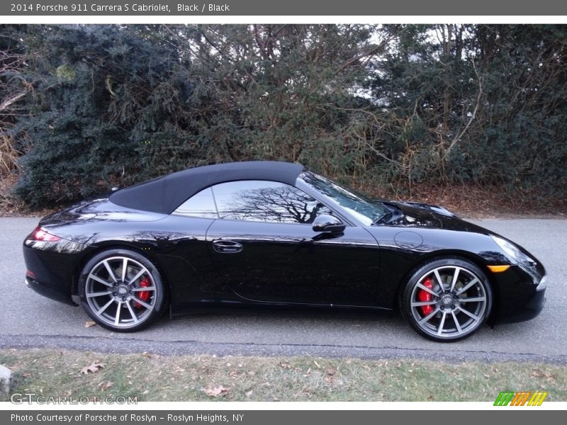 Black / Black 2014 Porsche 911 Carrera S Cabriolet