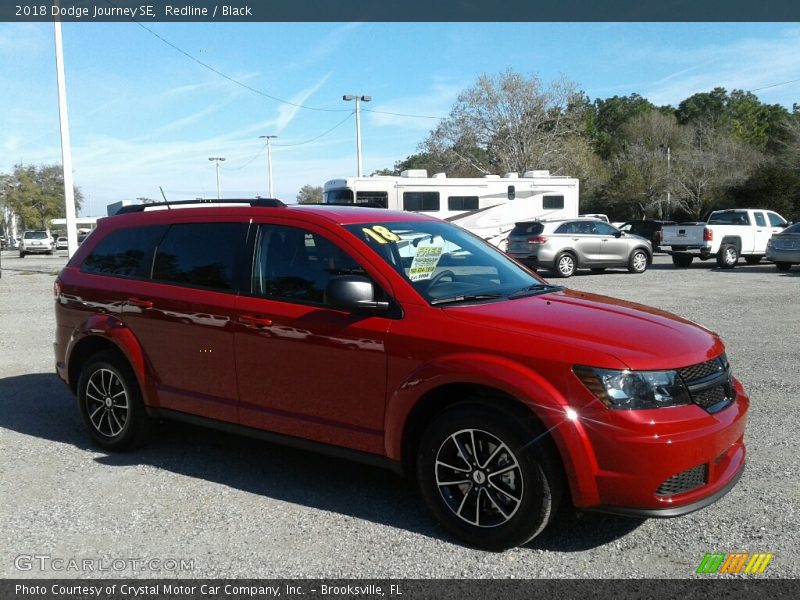 Redline / Black 2018 Dodge Journey SE
