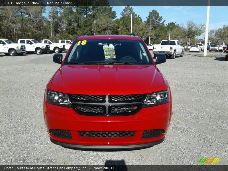 Redline / Black 2018 Dodge Journey SE