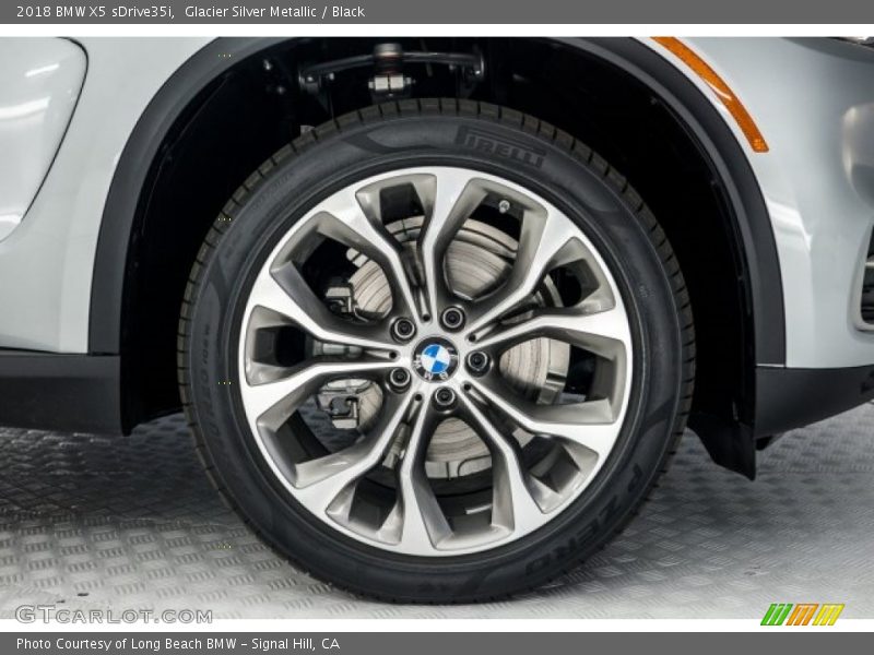 Glacier Silver Metallic / Black 2018 BMW X5 sDrive35i