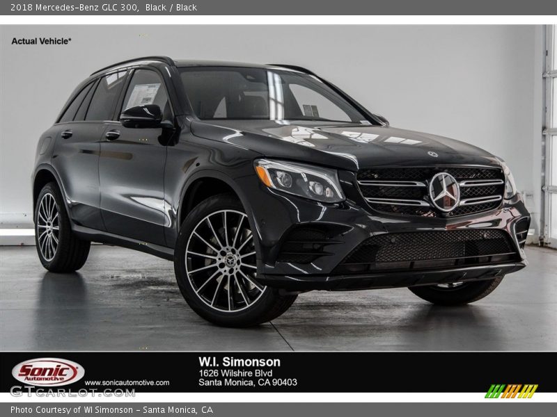 Black / Black 2018 Mercedes-Benz GLC 300