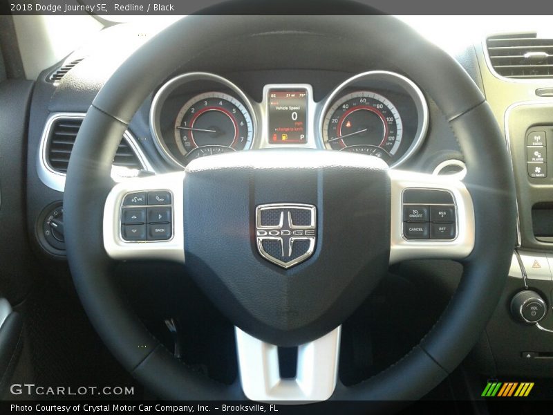 Redline / Black 2018 Dodge Journey SE