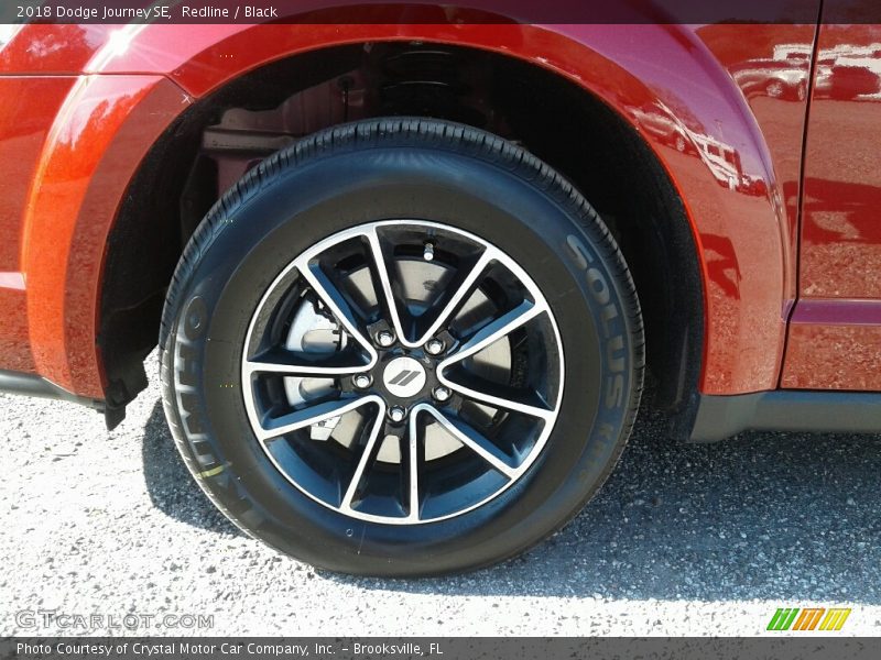 Redline / Black 2018 Dodge Journey SE