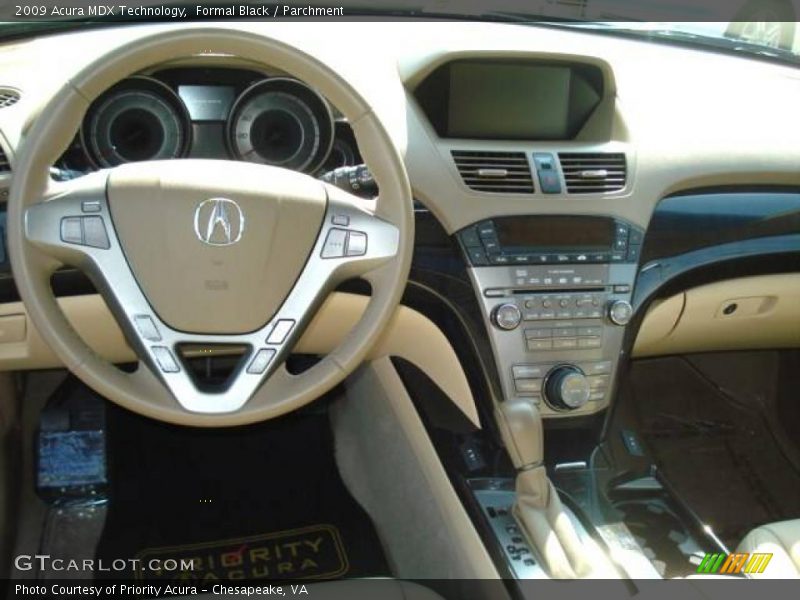 Formal Black / Parchment 2009 Acura MDX Technology