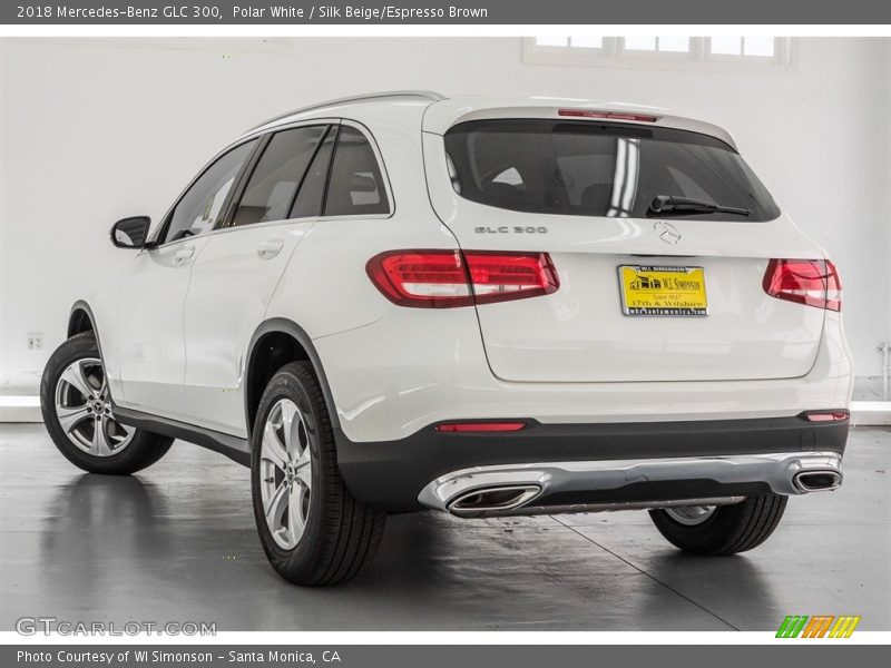 Polar White / Silk Beige/Espresso Brown 2018 Mercedes-Benz GLC 300