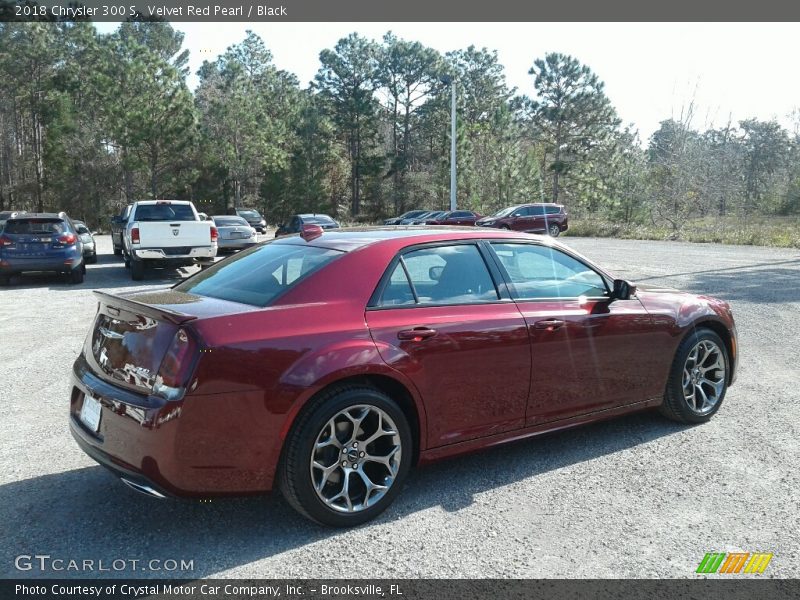 Velvet Red Pearl / Black 2018 Chrysler 300 S