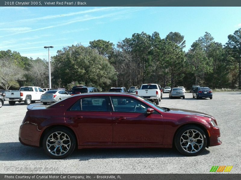 Velvet Red Pearl / Black 2018 Chrysler 300 S