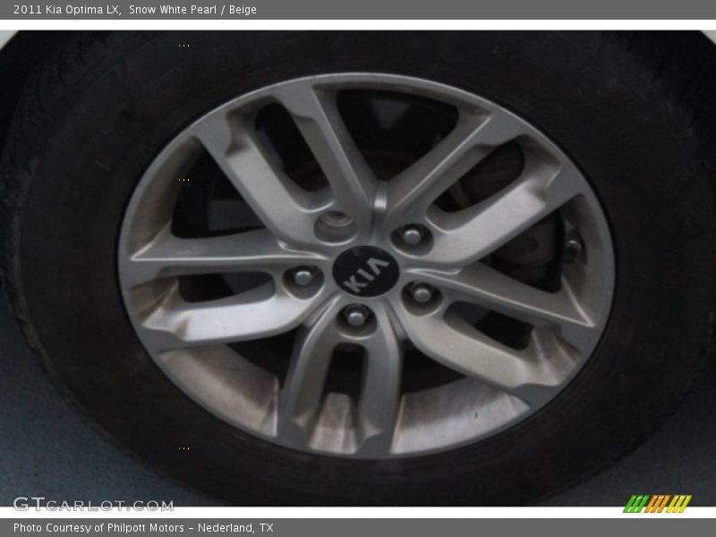 Snow White Pearl / Beige 2011 Kia Optima LX