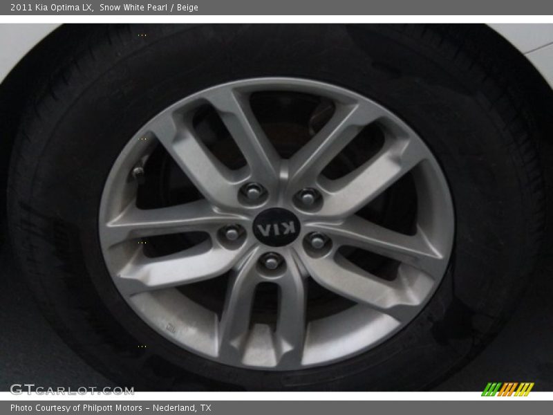 Snow White Pearl / Beige 2011 Kia Optima LX