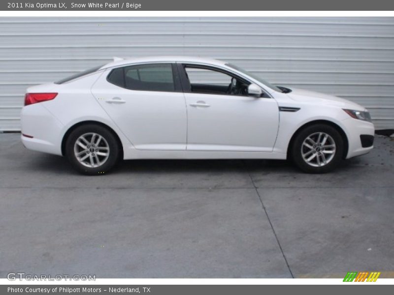 Snow White Pearl / Beige 2011 Kia Optima LX
