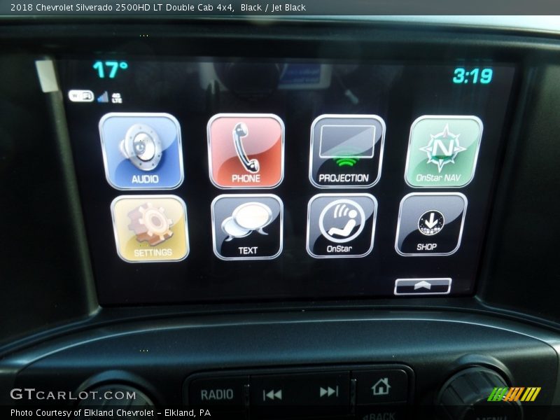 Black / Jet Black 2018 Chevrolet Silverado 2500HD LT Double Cab 4x4