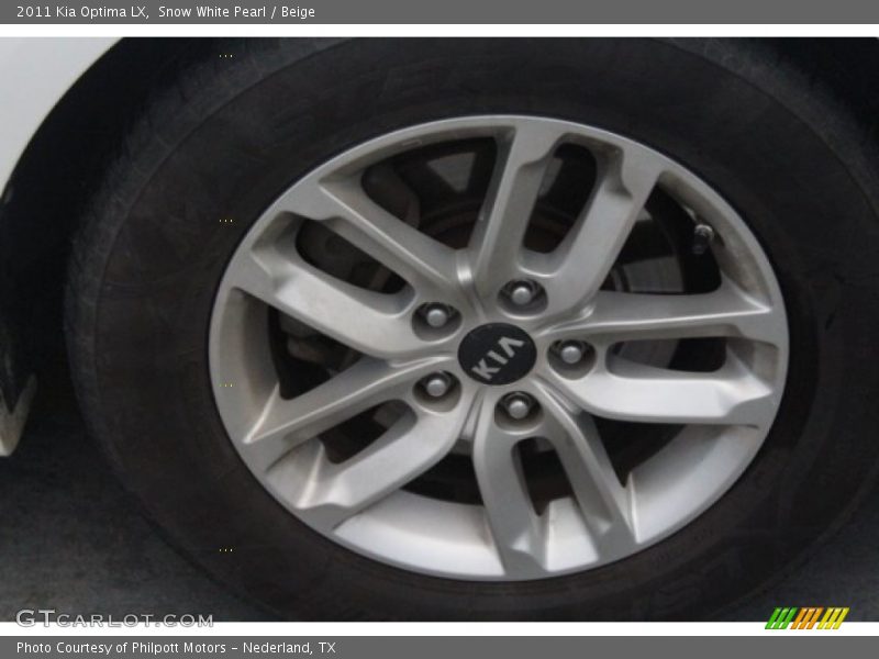 Snow White Pearl / Beige 2011 Kia Optima LX