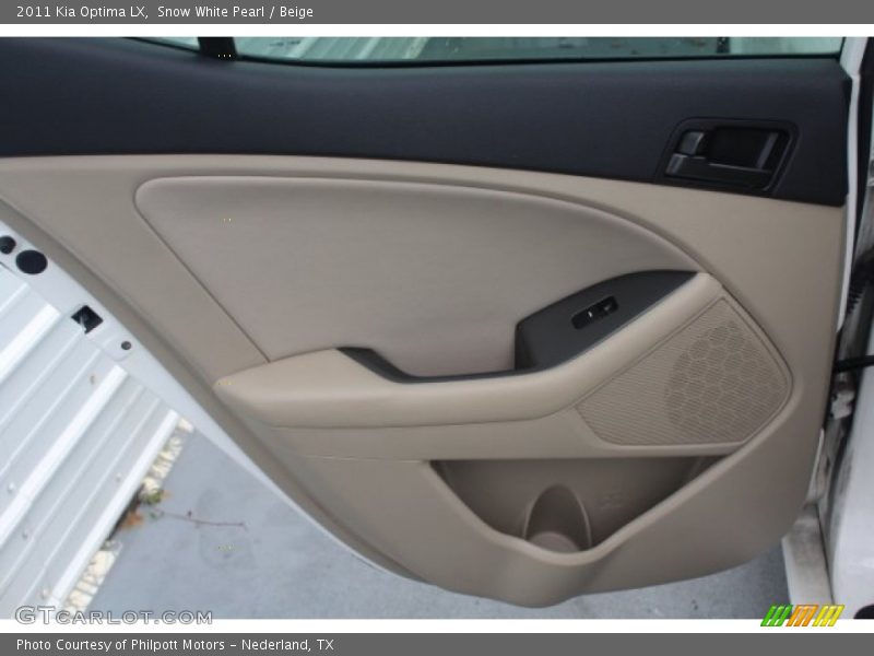 Snow White Pearl / Beige 2011 Kia Optima LX
