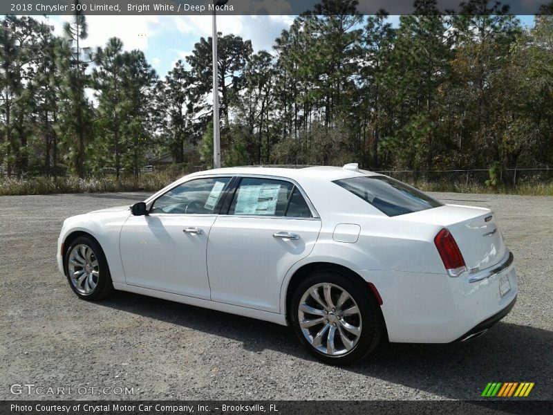 Bright White / Deep Mocha 2018 Chrysler 300 Limited