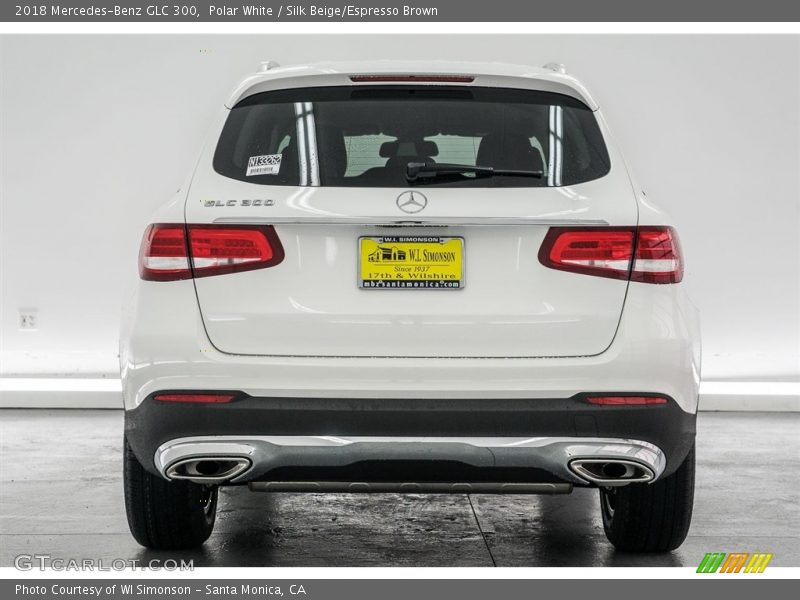 Polar White / Silk Beige/Espresso Brown 2018 Mercedes-Benz GLC 300