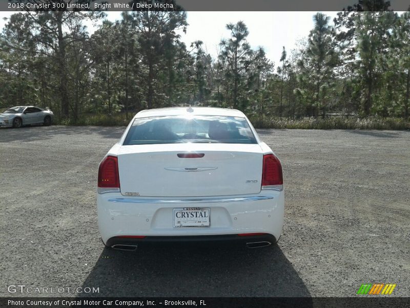 Bright White / Deep Mocha 2018 Chrysler 300 Limited