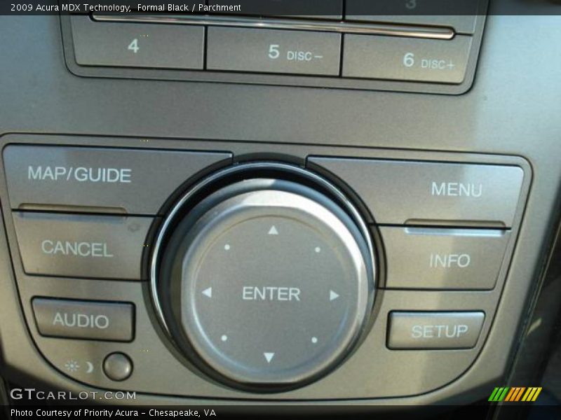 Formal Black / Parchment 2009 Acura MDX Technology