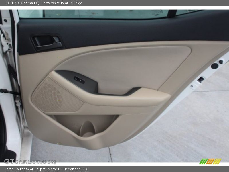 Snow White Pearl / Beige 2011 Kia Optima LX