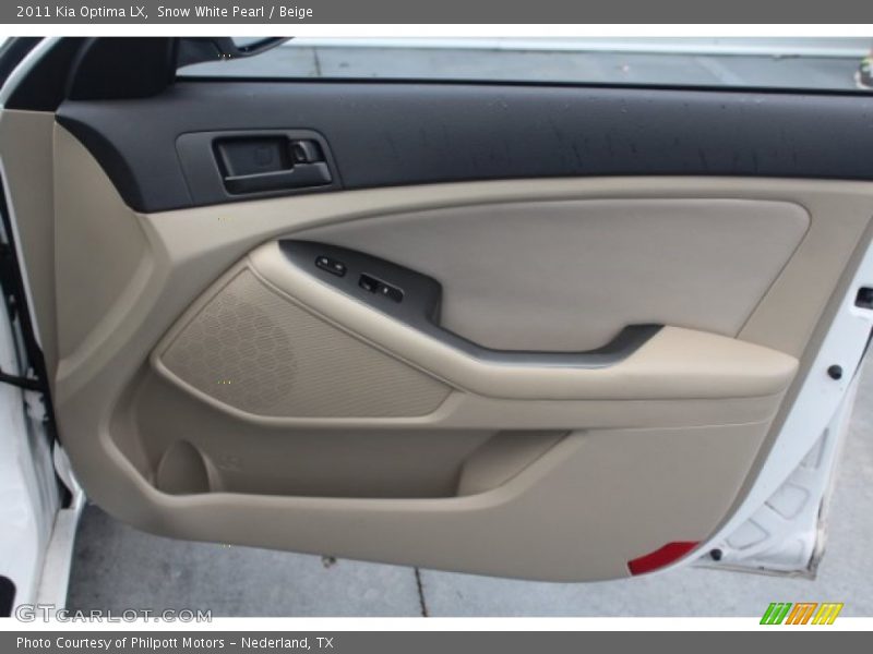 Snow White Pearl / Beige 2011 Kia Optima LX