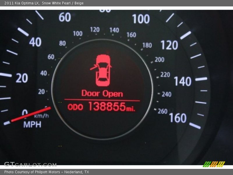 Snow White Pearl / Beige 2011 Kia Optima LX
