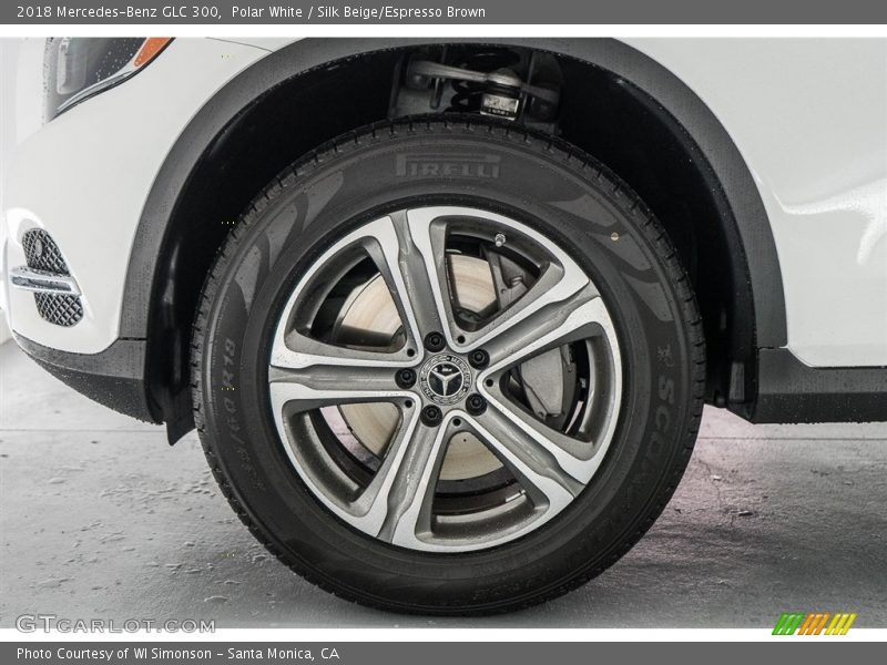 Polar White / Silk Beige/Espresso Brown 2018 Mercedes-Benz GLC 300