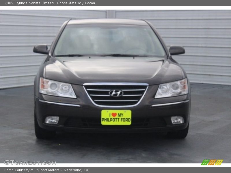 Cocoa Metallic / Cocoa 2009 Hyundai Sonata Limited
