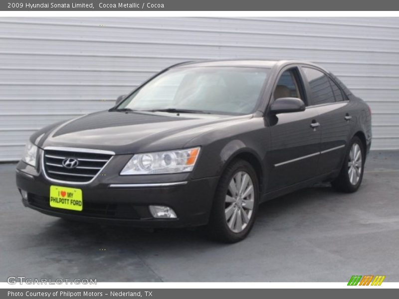 Cocoa Metallic / Cocoa 2009 Hyundai Sonata Limited