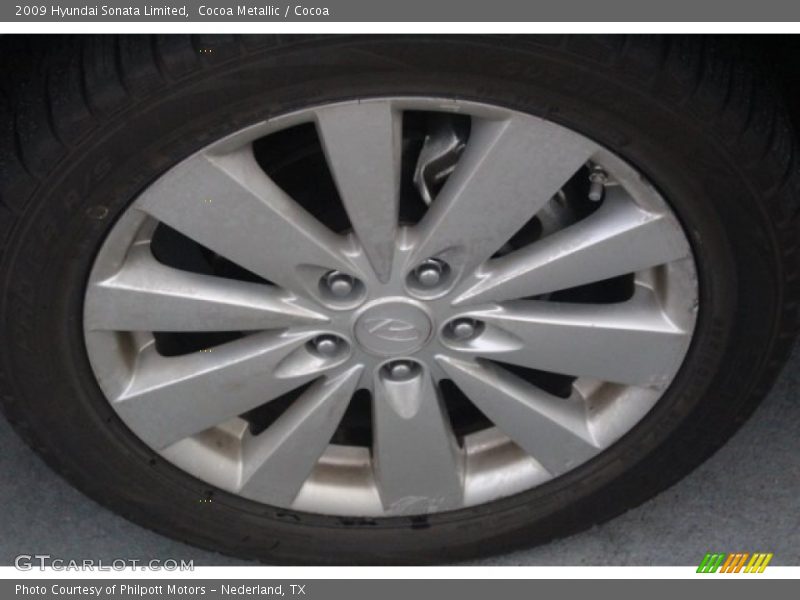 Cocoa Metallic / Cocoa 2009 Hyundai Sonata Limited