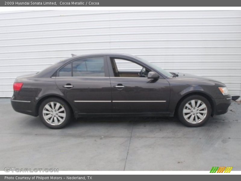 Cocoa Metallic / Cocoa 2009 Hyundai Sonata Limited